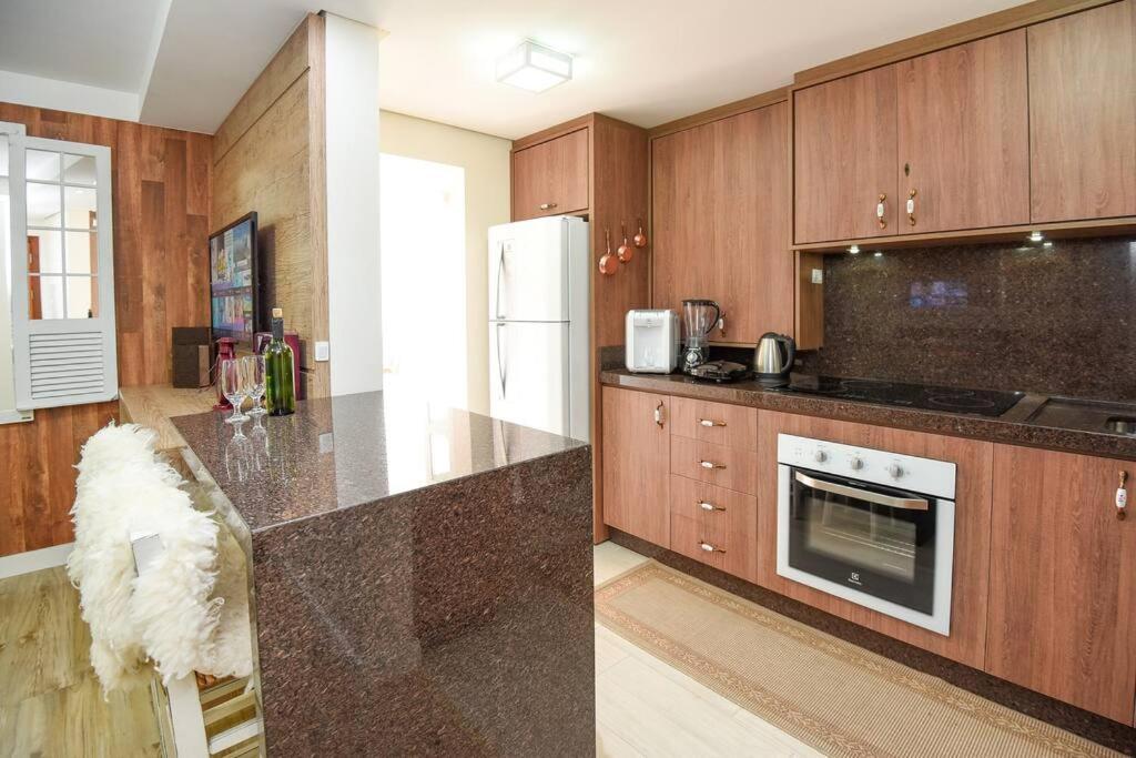 Apartamento Completo No Coracao De Gramado Exterior foto